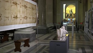 New statue of the man from the Shroud of Turin unveiled - Rome Reports