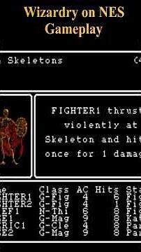 Wizardry Proving Grounds Of The Mad Overlord | NES Nintendo Gameplay