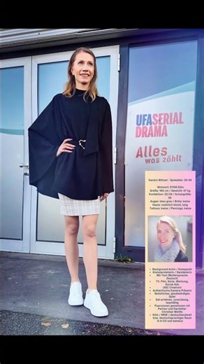 Natürliche Präsenz vor der Kamera – Sandra Wötzel aus Köln #filmproduktion #darstellerin #germany