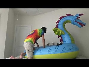 Intex mega Dragon island deflation