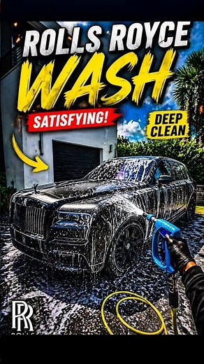$500K Rolls Royce Gets The Most Satisfying Wash Ever! #shorts
