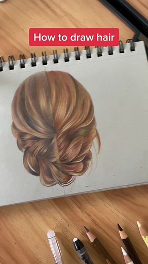 Hair Drawing Tutorial: Color Pencil Ideas for Sketching