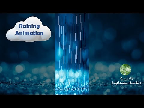Raining animation | 3 minutes Powerpoint Animation Tutorial