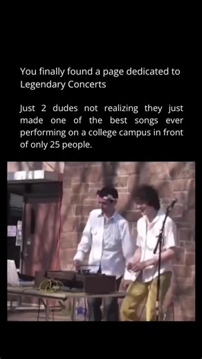 Legendary Concerts on Instagram: "This iconic footage captures MGMT performing “Time to Pretend” at Wesleyan University in the mid-2000s, completely unaware that the song they are dancing to with such awkward, youthful abandon would soon define an entire generation of indie music; seeing them play to a handful of students with zero production value evokes a heavy dose of nostalgia for the “indie sleaze” era, raising the question of whether the magic of a band peaks when they are still hungry and