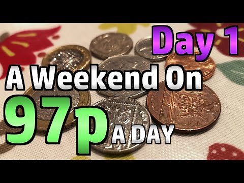 A Weekend On 97p Per Day - Limited Budget Food Challenge - Day 1