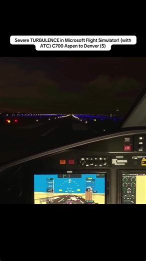 Severe Turbulence Experience in Microsoft Flight Simulator