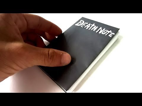 Origami DEATH NOTE cuaderno o libreta - Book Death Note