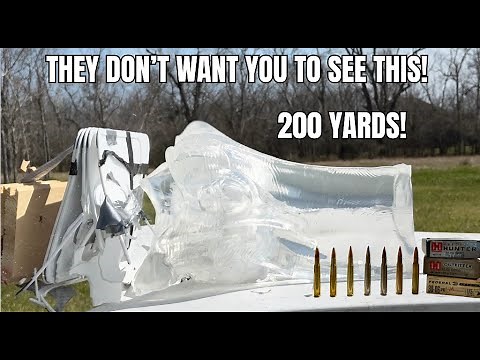 30-06 vs Ballistics Gel | 200 Yard Test - Charlie Kirk Shot Claims Tested