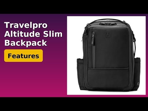 REVIEW (2025): Travelpro Altitude Slim Backpack. Features.