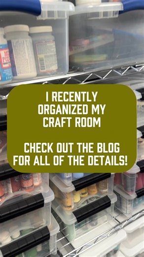 25K views · 644 reactions | This was so much work but I definitely think it was worth it! Click here to check out the results: https://theshabbytree.com/organizing-craft-supplies-in-my-craft-room/ | The Shabby Tree | Facebook