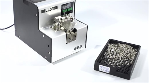 WD808 Screw Conveyor Counting Function  M1.0-M5.0 Rail Adjustable Screw Dispenser Feeding Machine  Automatic Screw Feeder