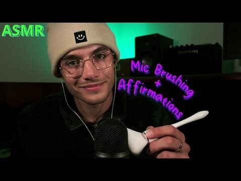 ASMR - 😴 POSITIVE Affirmations & Mic Brushing ☁️ (INSTANT Tingles)