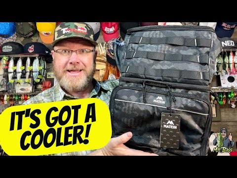 Cheapest Fishing Backpack with a COOLER! MATEIN FISHING BACKPACK with COOLER