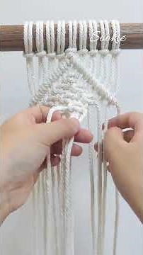 Only 2 Knots & Looks THIS Luxe – Minimalist Macrame Wall Hanging Tutorial (Beginner Friendly!)