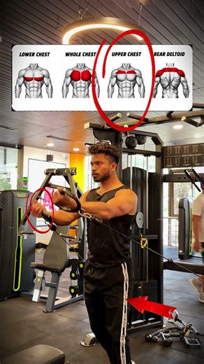 How to Grow Chest Fast with Cable Rows| Best Chest Workout #shorts #workouttips