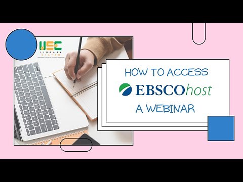 How to access EBSCOHost? l Tutorial #1