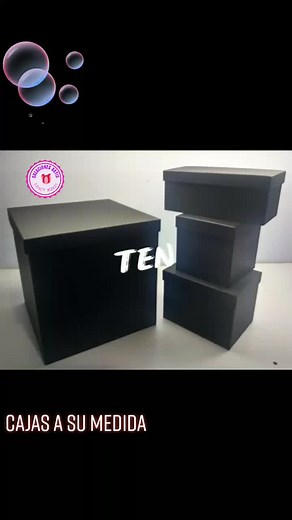Cajas rectangulares y cuadradas en cartón resistente a tu medida.