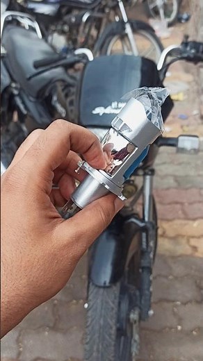 Dual lens headlight bulb full video 👆🏻 👆🏻 splendor modified !! modified splendor !!