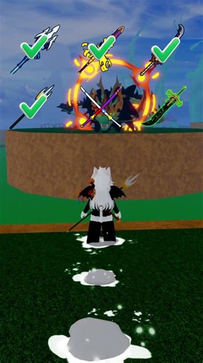 Which is the longest sword technique😱? #roblox #bloxfruits #shorts