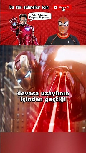 Iron Man's Scene of Passing Through the Giant Alien | Avengers #marvel