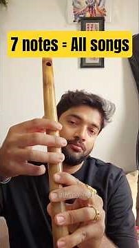 Carnatic flute lesson-1 | Sa Re Ga Ma Pa Dha Ni (Beginner Lesson) #flute #bansuri #yt #shorts