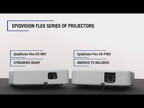 Meet the Epson EpiqVision Flex Projector Series