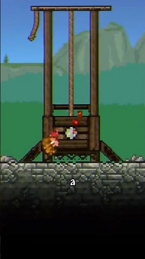 Quick Guillotine Building Tips in Terraria 💀 #terraria