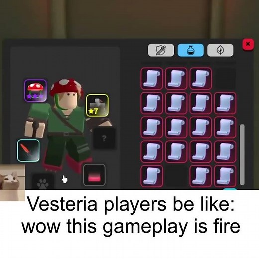 Vesteria Gameplay be like #shorts