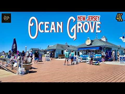 Ocean Grove New Jersey Boardwalk 4K Walk