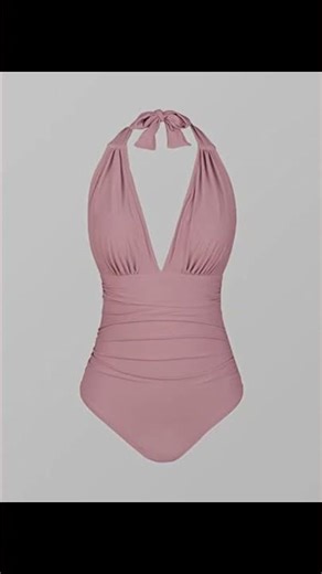 CUPSHE Women V Neck One Piece Swimsuit Showcase