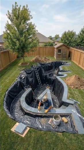 I Built a Giant GODZILLA Pool 😳