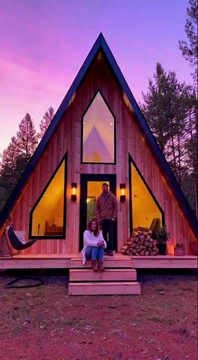 A-Frame Tiny Home Build Process #TinyHouse #AFrameHouse #TinyHomeBuild #Construction