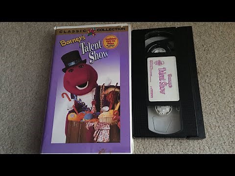 Opening And Closing To Barney’s Talent Show 1996 VHS