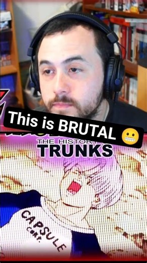 RIP Trunks 😔 #dbz #reaction #nostalgia