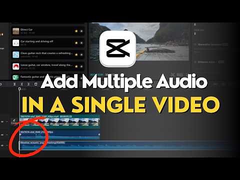 How to Add Multiple Audio in a Single Video in CapCut PC | Beginner's Tutorial