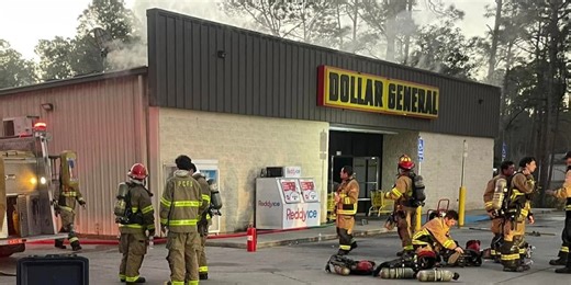 Fire breaks out inside Dollar General in Long Beach