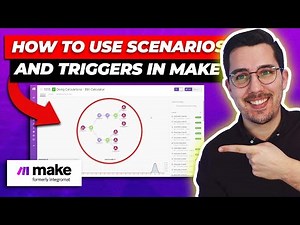 [2] Concept of Scenarios, Triggers, Connections, Scheduling - Make.com Tutorials for Beginners 2023