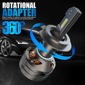 [Hot Item] Upgraded Chip 160W Dual Beam LED Car Headlight Csp 6075 All in One Control LED Car Light