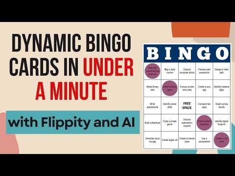 Interactive Bingo Cards in Under a Minute with Flippity and AI
