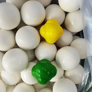 [Hot Item] 56mm Reaction Silicone Rubber Ball, Hi-Bounce Reaction Ball Agility Trainer, Hexagonal Randon Bounce Skills Ball