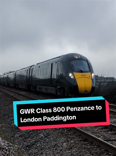 GWR Class 800 10 coaches Penzance to London Paddington #GWR #class800 #trains #trainspotter #cornwall