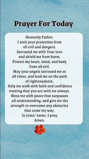 Daily Prayer For Today