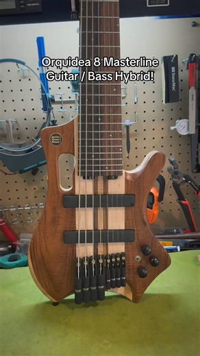 Orquidea 8 Masterline Guitar / Bass Hybrid! Or how should we call it? #8string #guitar #bassguitar