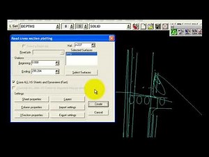 TERRAMODEL SETTING RDX CROSS SECTION