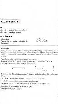 Planning delivery rules for a postman or milkman math project for class 9 ICSE