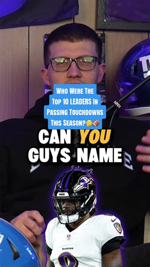 Who Were The Top 10 LEADERS In Passing Touchdowns This Season?🤔🏈 #nfltrivia #nflrankings #quarterback #nfl #nfltiktok