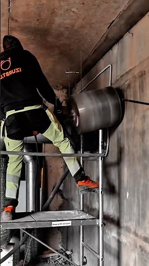 Concrete Wall Drilling Work Tool Using Core Drill Machine #worktool