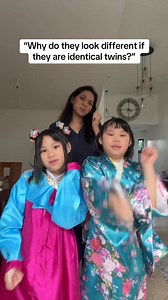 Because they’re not clones! 😉 Identical twins don’t mean identical looks 💕 Same DNA, different growth, expressions, and personalities. That’s the beauty of it. #arianarosha #twins #trend | Dr.Farah