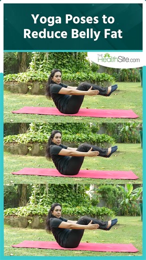 911K views · 3.8K reactions | International Yoga Day: Yoga Poses to Reduce Belly Fat Flat belly goals? Start on your mat These yoga poses help tone your core naturally #BellyFat #YogaForFitness #NaturalWeightLoss | Thehealthsite.com | Facebook