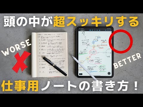 [Note-taking Techniques] Clear your mind! How to write and organize your work notes [Diary Techni...